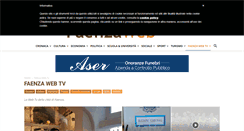 Desktop Screenshot of faenzawebtv.it